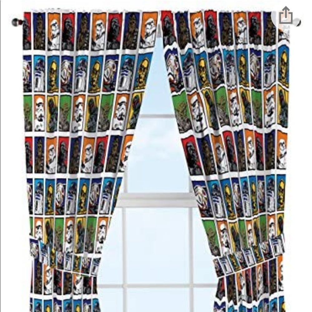 Star Wars curtain panels